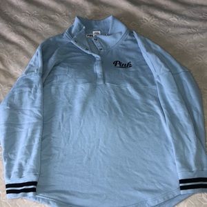 blue vs pink quarter button up